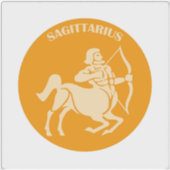 Boogschutter, Sterrenbeeld, Horoscoop, Astrologie Sticker (Voorkant)