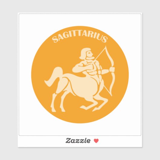 Boogschutter, Sterrenbeeld, Horoscoop, Astrologie Sticker (Vel)