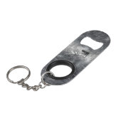Boogschutter Sterrenbeeld in zilver stalen uitzich Sleutelhanger Flessenopener (Voorkant Gekanteld)