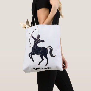 Boogschutter Sterrenbeeld Lijn Kunst – Kosmische D Tote Bag
