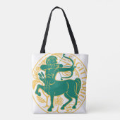 Boogschutter Sterrenbeeld op een Tote Bag (Achterkant)