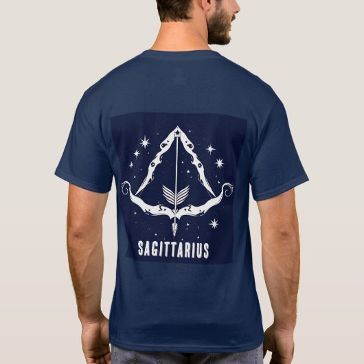 Boogschutter Sterrenbeeld T-shirt (Achterkant)