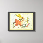 Boogschutter, sterrenbeeld Urania's Mirror Canvas Afdruk (Voorkant)