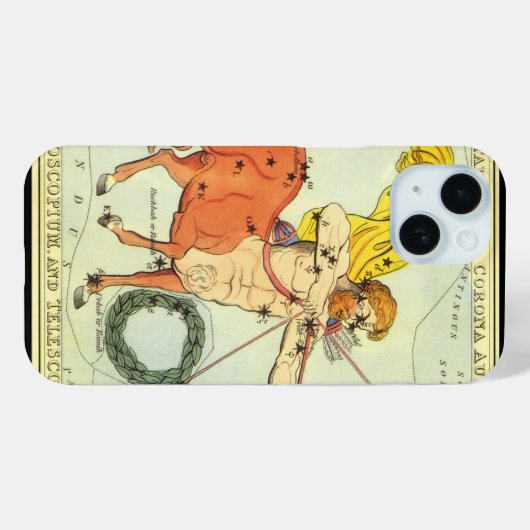 Boogschutter, sterrenbeeld Urania's Mirror Case-Mate iPhone Case (Achterkant (horizontaal))
