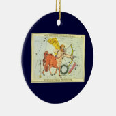 Boogschutter,  sterrenbeeld Urania's Mirror Keramisch Ornament (Rechts)