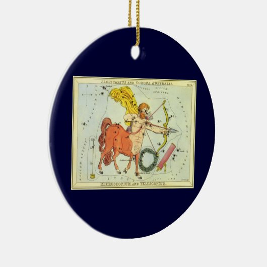 Boogschutter, sterrenbeeld Urania's Mirror Keramisch Ornament (Rechts)