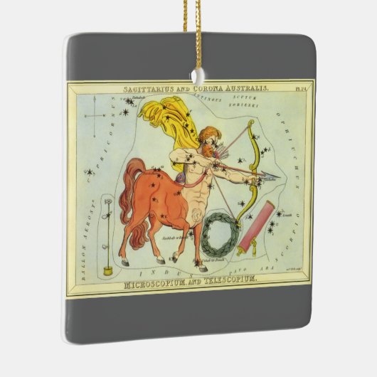 Boogschutter,  sterrenbeeld Urania's Mirror Keramisch Ornament (Rechts)