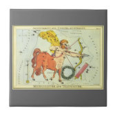 Boogschutter,  sterrenbeeld Urania's Mirror Tegeltje (Voorkant)