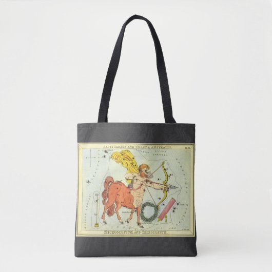 Boogschutter, sterrenbeeld Urania's Mirror Tote Bag (Voorkant)