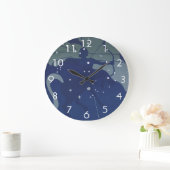 Boogschutter Sterrenbeeld Vintage Zodiac Astrologi Grote Klok (Huis)