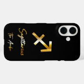 Boogschutter sterrenbeeld, zwart en goud Case-Mate iPhone case (Achterkant (horizontaal))