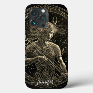 Boogschutter sterrenbeeld zwart goud Case-Mate iPh iPhone Case