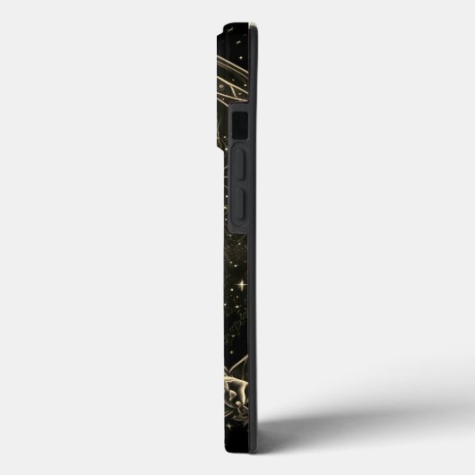 Boogschutter sterrenbeeld zwart goud Case-Mate iPh iPhone Case (Achterkant / Links)