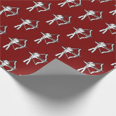Boogschutter Stickman Cadeaupapier (Hoek)