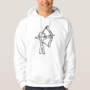 Boogschutter Stickman Hoodie