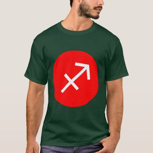 Boogschutter Symbool T-shirt (Voorkant)