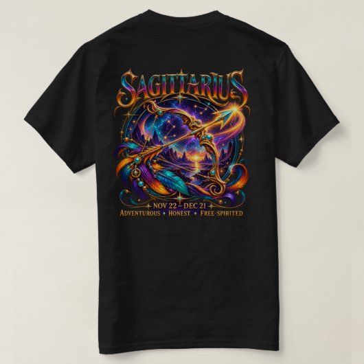 Boogschutter T-shirt (Design achterkant)