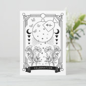 Boogschutter Uitnodiging voor verjaardagsviering (Staand voorkant)