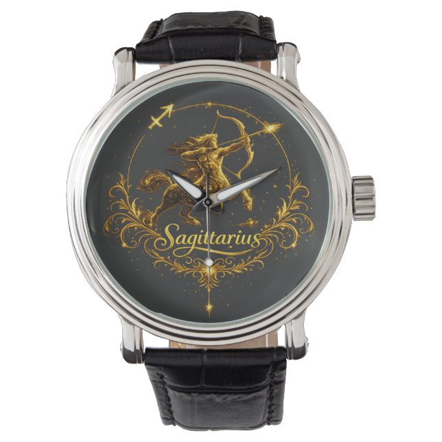 Boogschutter Uniek Sterrenbeeld, sterrenbeeld  Horloge (Voorkant)