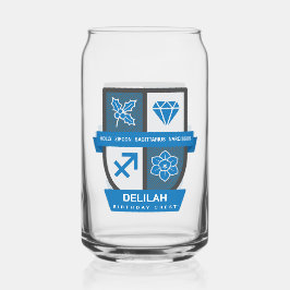 Boogschutter Verjaardag Crest™ 1-21 december Blikvorm Glas
