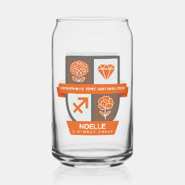 Boogschutter Verjaardag Crest™ 22-30 november Blikvorm Glas