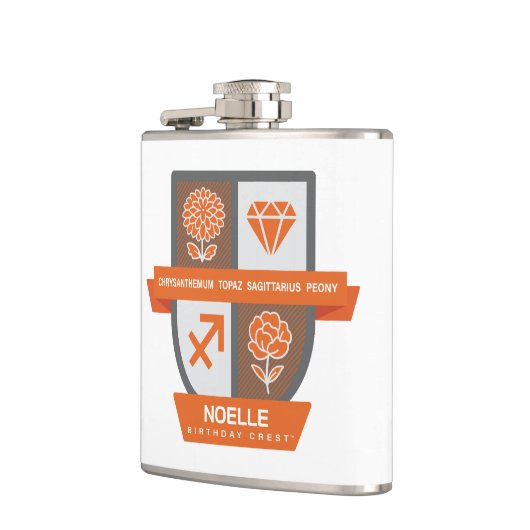 Boogschutter Verjaardag Crest™ 22-30 november Heupfles (Links)