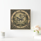 Boogschutter Vintage Zodiac Wandklok (Huis)
