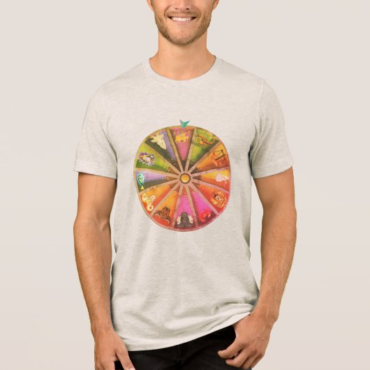 Boogschutter voor de winst Tri-Blend shirt (Voorkant)