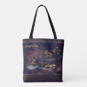 Boogschutter voor kattenliefhebbers tote bag (Achterkant)