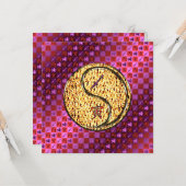 Boogschutter & Vuur Tijger Kaart (Voorkant / Achterkant in situ)