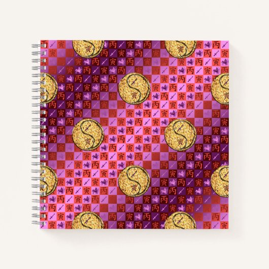 Boogschutter & Vuur Tijger Notitieboek (Voorkant)