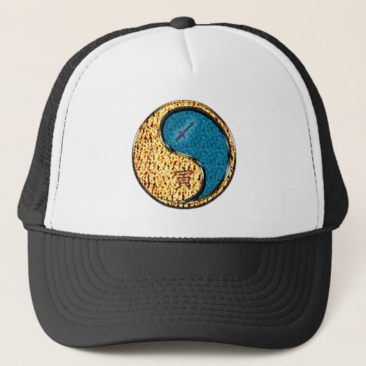 Boogschutter & Water Tijger Trucker Pet (Voorkant)