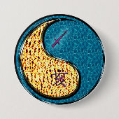 Boogschutter & Water Varken Ronde Button 7,6 Cm (Voorkant)