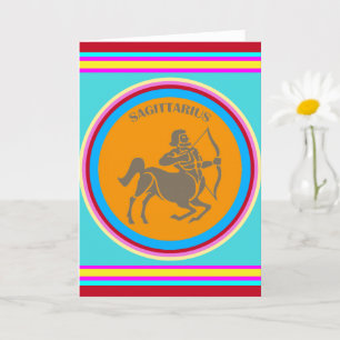 Boogschutter wenskaart kaart