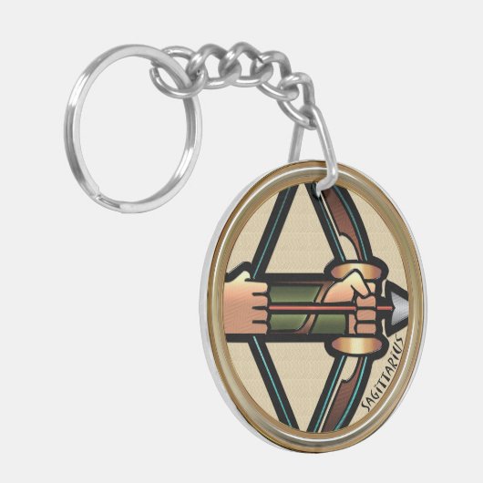 Boogschutter Z Sleutelhanger (Voorkant Links)