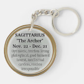 Boogschutter Z Sleutelhanger (Achterkant)