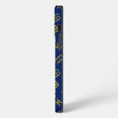 Boogschutter Zodiac + Astrologie Symbolen PTN Gld  iPhone Hoesje (Linkerkant)