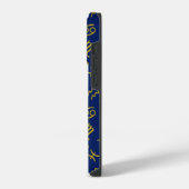 Boogschutter Zodiac + Astrologie Symbolen PTN Gld  iPhone Hoesje (Linkerkant)