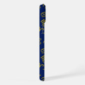 Boogschutter Zodiac + Astrologie Symbolen PTN Gld  iPhone Hoesje (Rechterkant)