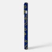 Boogschutter Zodiac + Astrologie Symbolen PTN Gld  iPhone Hoesje (Linkerkant)