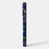 Boogschutter Zodiac + Astrologie Symbolen PTN Gld  iPhone Hoesje (Linkerkant)