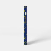 Boogschutter Zodiac + Astrologie Symbolen PTN Gld  iPhone Hoesje (Linkerkant)