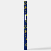 Boogschutter Zodiac + Astrologie Symbolen PTN Gld  iPhone Hoesje (Rechterkant)