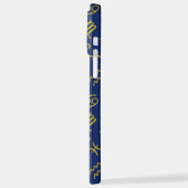 Boogschutter Zodiac + Astrologie Symbolen PTN Gld  iPhone Hoesje (Linkerkant)