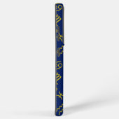 Boogschutter Zodiac + Astrologie Symbolen PTN Gld  Samsung Galaxy Hoesje (Rechterkant)