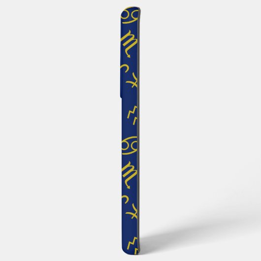 Boogschutter Zodiac + Astrologie Symbolen PTN Gld  Samsung Galaxy Hoesje (Linkerkant)