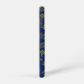 Boogschutter Zodiac + Astrologie Symbolen PTN Gld  Samsung Galaxy Hoesje (Rechterkant)