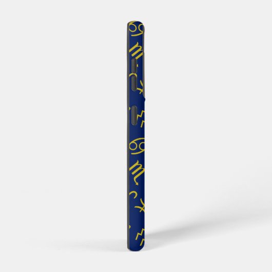 Boogschutter Zodiac + Astrologie Symbolen PTN Gld  Samsung Galaxy Hoesje (Rechterkant)