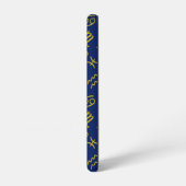 Boogschutter Zodiac + Astrologie Symbolen PTN Gld  Samsung Galaxy Hoesje (Linkerkant)