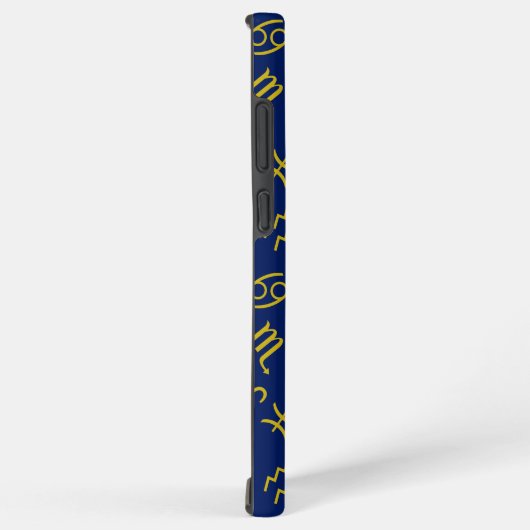 Boogschutter Zodiac + Astrologie Symbolen PTN Gld  Samsung Galaxy Hoesje (Rechterkant)